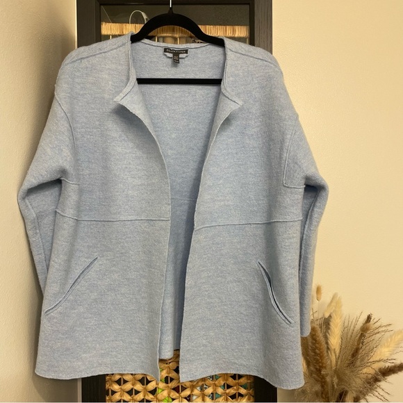 EILEEN FISHER 100% wool Blazer Business Casual jacket Women’s XS - Picture 1 of 5